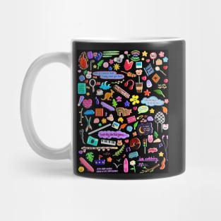 Stray Kids FNF doodle (black) Mug